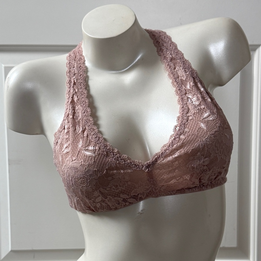 Cosabella Never Say Never BEAUTY Racie Racerback Bralette - Mandorla - Sz Medium